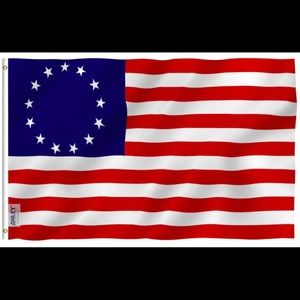Betsy Ross USA American Flag 🇺🇸 Red White Blue